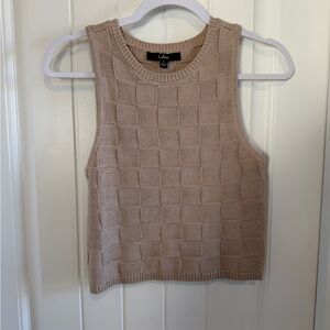 Lulu's Beige Knit Sweater Top